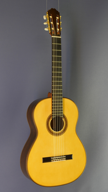 Stefan Zander classical guitar Doubletop spruce, Amazon rosewood, year 2015
